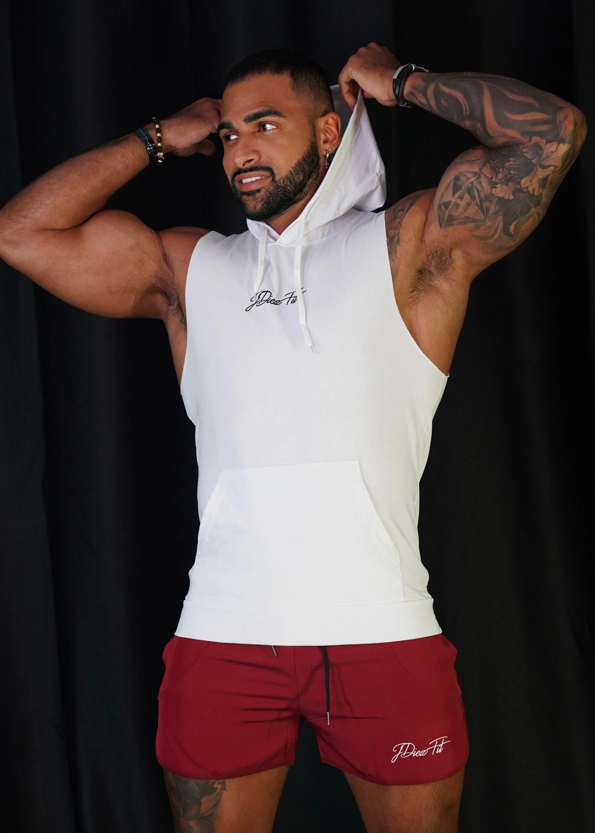 Men's Sleeveless Hoodies Sweatshirts