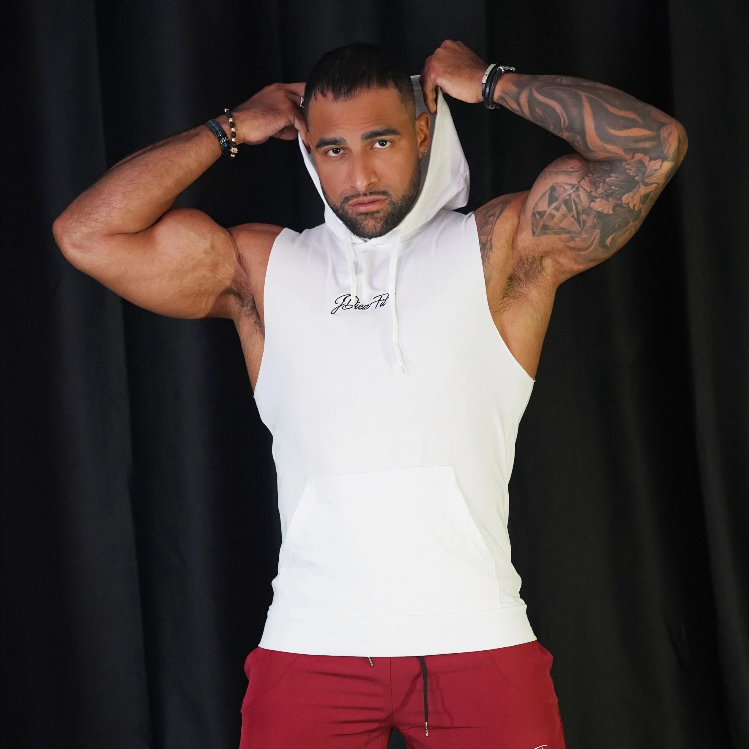 Men's Sleeveless Hoodies Sweatshirts