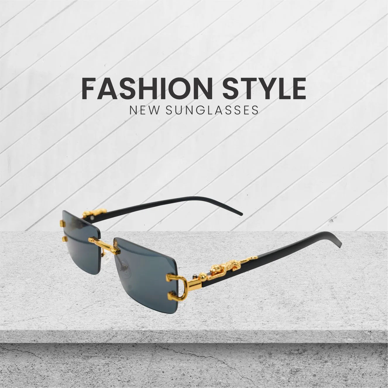Luxury Sunglasses Matte Black G1