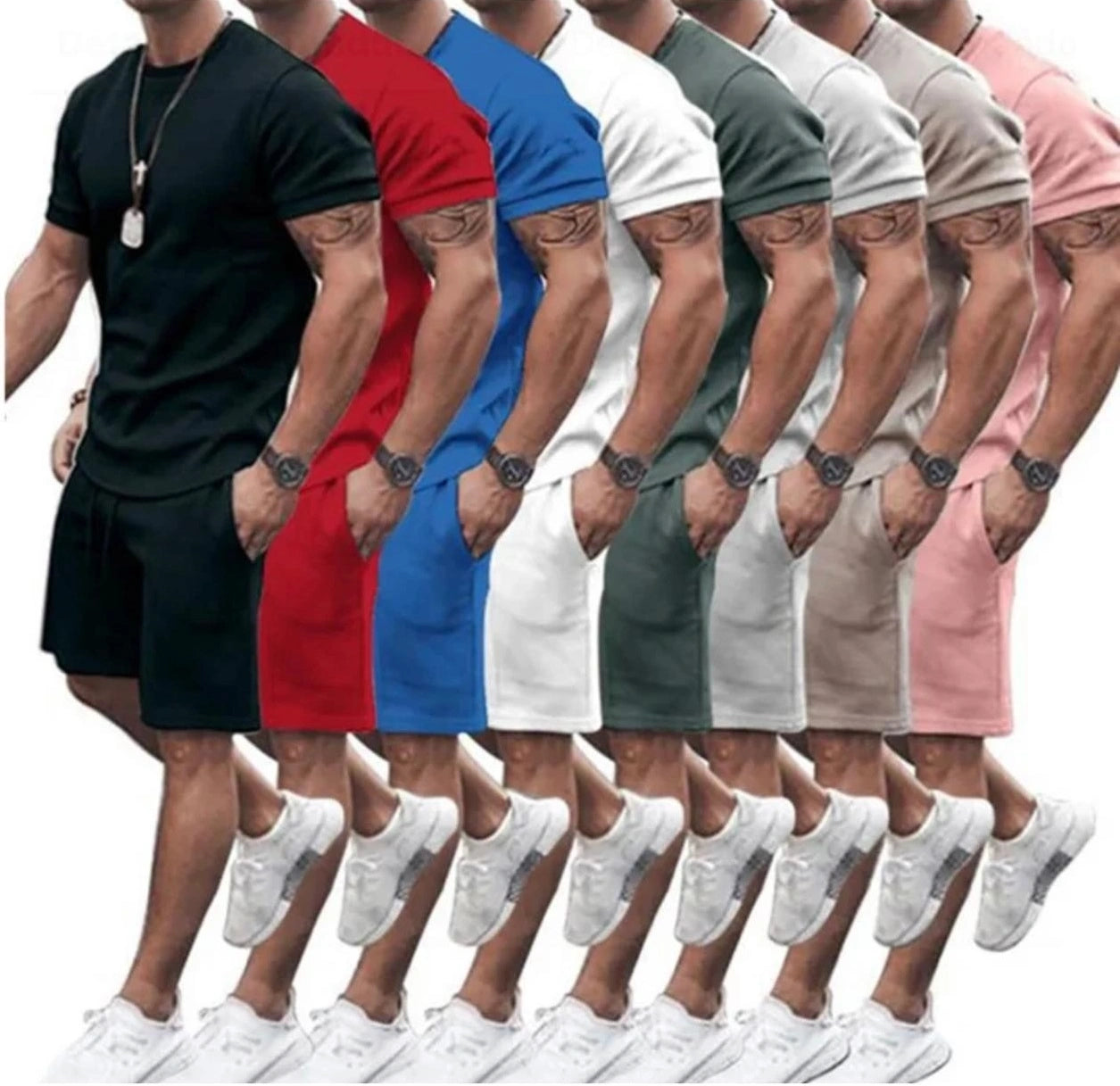 Men's Shirt Shorts Set JDiez Fit