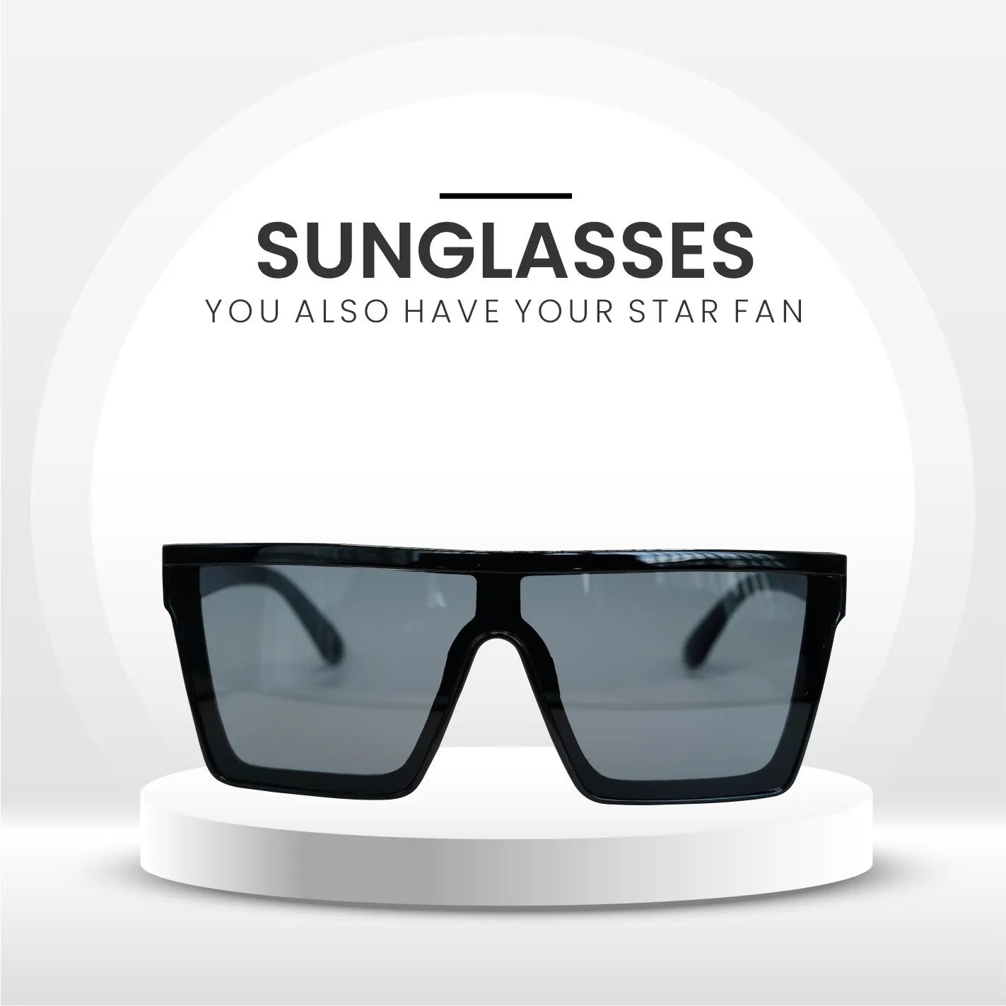 Sunglasses Oversized Black G5
